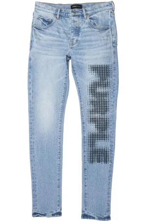 Purple Brand Halftone Wordmark jeans