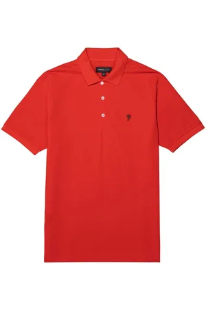 Purple Brand Monogram-print polo shirt