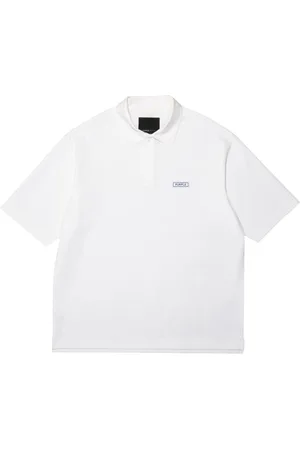Purple Brand Logo-patch piqué polo shirt