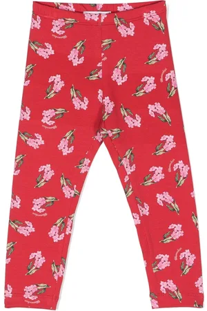 MONNALISA Floral-print stretch-cotton leggings