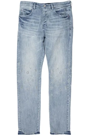 Purple Brand P005 Tuffetage Monogram slim jeans