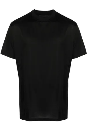 LOW BRAND Slub-texture short-sleeved T-shirt