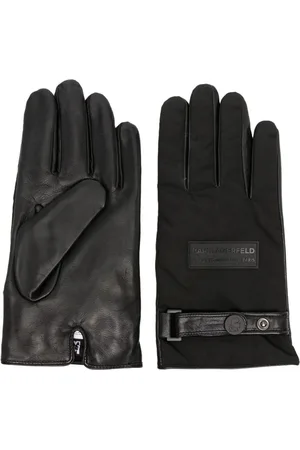 Karl Lagerfeld Monogram-Pattern Gloves