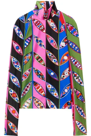 Puccini Girandole-print high-neck top