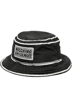 Moschino Kids Minion-Teddy logo-print bucket hat - Pink