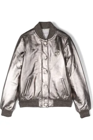 Liu Jo, Jackets & Coats, Star Studded Vegan Leather Bomber Jacket