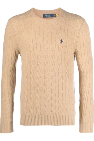 Ralph Lauren Polo Pony-motif cable-knit jumper