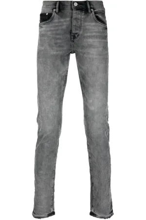 Purple Brand Monogram Denim Skinny Jeans in Gray for Men