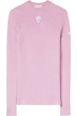 Puccini Logo-appliqu?? ribbed-knit jumper