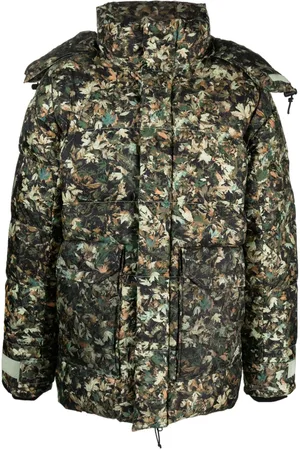 The North Face 73 leaf-print padded jacket