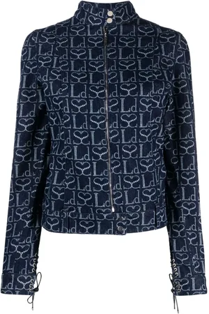 Ludovic De Saint Sernin Monogram-print denim jacket
