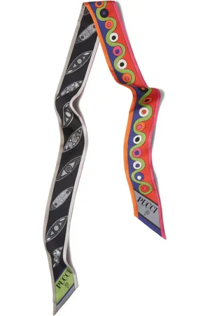 Puccini Girandole Iride-print silk scarf