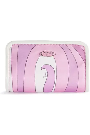 Puccini Binding Marmo-print clutch bag