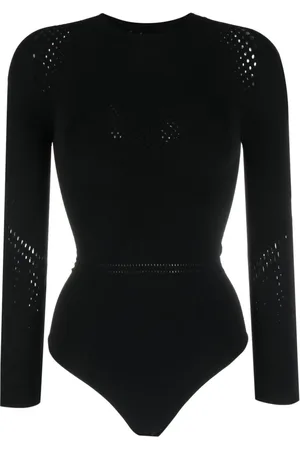 Zadig & Voltaire Perforated slim-cut bodysuit