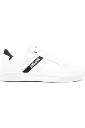 Roberto Cavalli Logo-print panelled sneakers