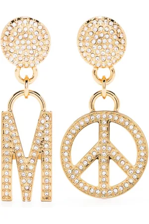 Moschino Crystal-embellished earrings