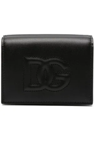 Dolce & Gabbana Embossed-logo leather wallet