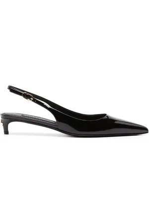 Dolce & Gabbana 40mm patent slingback pumps