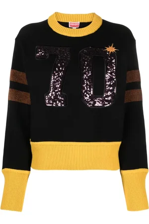 Kenzo Logo-embroidered crew-neck jumper