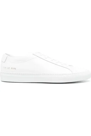 Common Projects logo-lettering low-top Sneakers - Farfetch