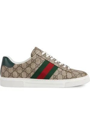 Gucci Beige Gg Supreme Angry Cat Dublin Slip-on Sneakers in Natural for Men