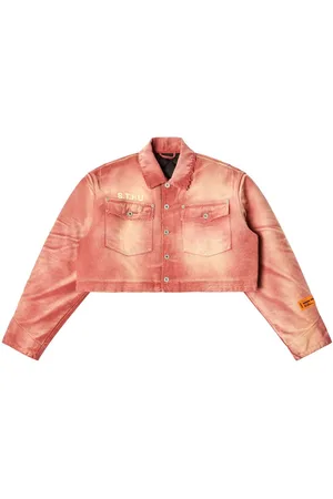Supreme Frayed Logos Denim Jacket - Farfetch