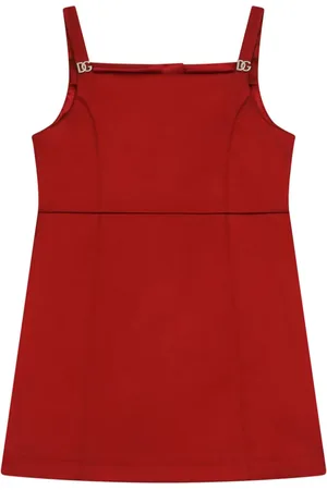 Dolce & Gabbana Logo-plaque A-line sleeveless dress