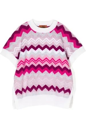 Missoni Zigzag-woven knitted top