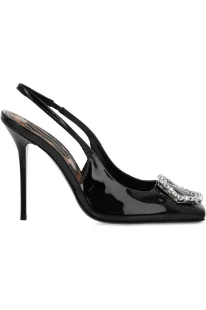 Philipp Plein Buckle-detail leather pumps