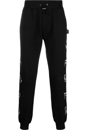 Philipp Plein Logo-patch jogging trousers