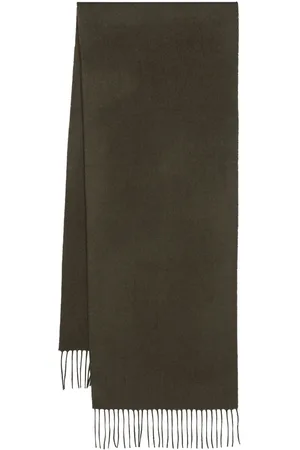 Fursac Fringed-edge wool scarf