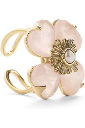 Goossens Four-leaf clover gemstone ring