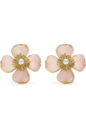 Goossens Trefle quartz earrings