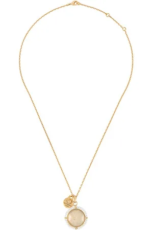 Goossens Talisman crystal and pearls necklace