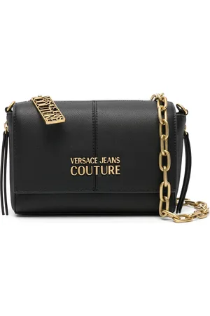 VERSACE Logo-plaque crossbody bag