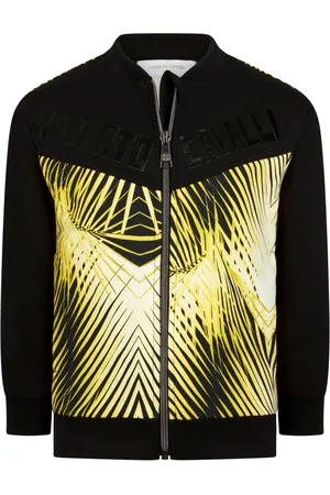 Roberto Cavalli Logo-patch cotton sweatshirt