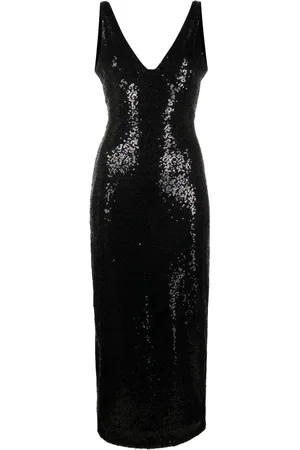 Karl Lagerfeld sequin-embellished Flared Dress - Farfetch