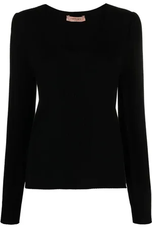 Twin-Set Belt-embellished jumper