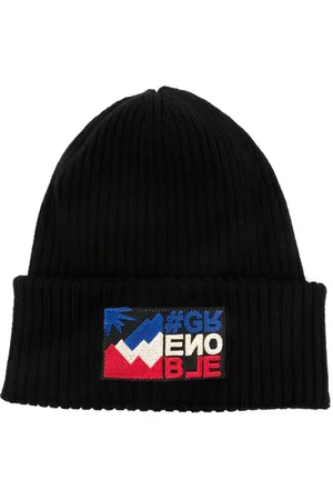 Moncler Logo-patch virgin-wool beanie