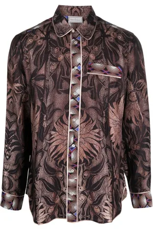 PIERRE-LOUIS MASCIA - Neon Bandana Print Silk Shirt – MRKT