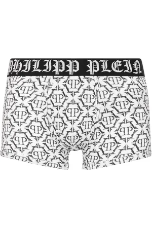 Philipp Plein Chrome logo-print boxer briefs
