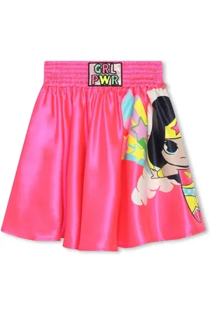 Billieblush Cartoon-print A-Line skirt