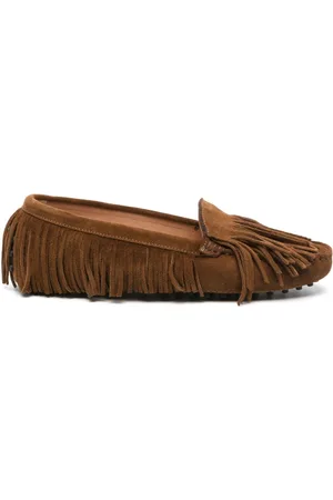 Scarosso Fringed suede loafers