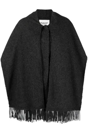 LOFT navy fringe poncho outfit, vintage Louis Vuitton monogram