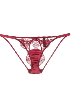 Fleur Du Mal Crystal Luxe G-string Thong - Farfetch