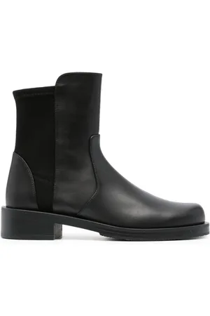 Stuart Weitzman 5050 Bold 30mm leather ankle boots