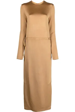 Jil Sander Drawstring-waist midi dress