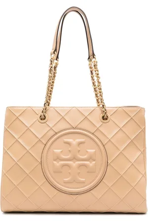 Fleming Small Crossbody - Tory Burch - Desert Dune - Leather Beige  Pony-style calfskin ref.840761 - Joli Closet