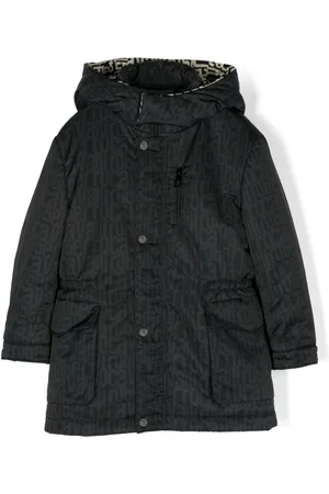 Roberto Cavalli Logo-print hooded jacket