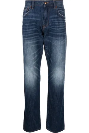 Armani Exchange Baggy Wide Leg Jeans for Men sale discounted